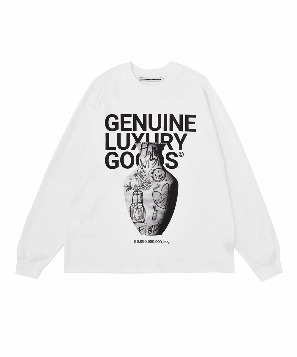 MYD FRONT LONG SLEEVE in white