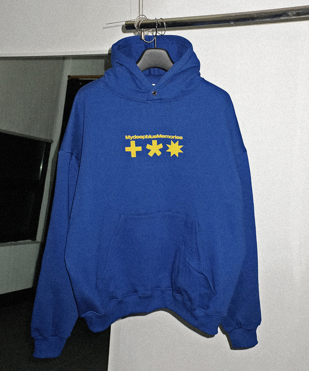 13:13 Dyeing Over Hoodie (CLASSIC BLUE)
